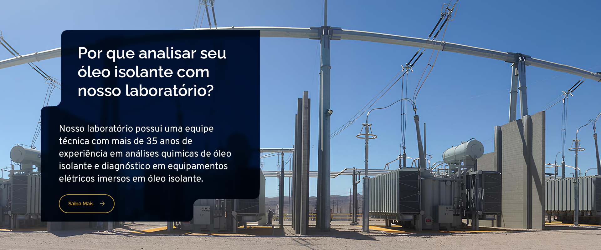 Por que analisar seu óleo isolante com nosso laboratório? - ACS Laboratórios